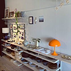 リノベーション/食器棚DIY/Floating shelf/アートのある暮らし/うつわのある暮らし...などのインテリア実例 - 2023-02-08 09:13:24