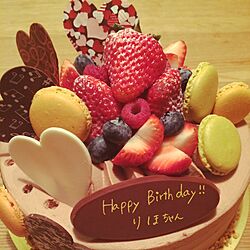 キッチン/マカロン/チョコレートケーキ/誕生日ケーキのインテリア実例 - 2016-03-03 11:39:56