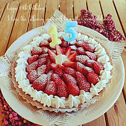 机/誕生日ケーキ/手作りケーキ/バースデーケーキ/誕生日おめでとう...などのインテリア実例 - 2022-12-11 15:01:47