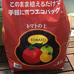 リビング/パッケージ大好き。/トマト頑張れ/トマト植えました！/トマト栽培中...などのインテリア実例 - 2016-07-02 18:12:16