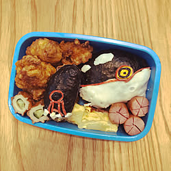 ポケモンキャラ弁/カイオーガ弁当/カイオーガ/ポケモン好き/遠足弁当...などのインテリア実例 - 2022-06-10 23:27:30