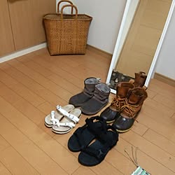 ベッド周り/ファッション/Hawkins/BIRKENSTOCK/L.L.Bean...などのインテリア実例 - 2017-03-07 17:09:05