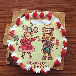 机/お誕生日ケーキ/手作りケーキ/お菓子作り/ケーキのインテリア実例 - 2015-02-09 17:30:29