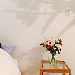 ベッド周り/IKEA/無印良品/一人暮らし/観葉植物...などのインテリア実例 - 2017-03-29 03:46:50