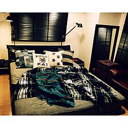 ベッド周り/寝室/一人暮らしのインテリア実例 - 2016-10-06 22:50:10