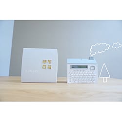 机/テプラ/2LDK賃貸アパート/ナチュラル/雑貨のインテリア実例 - 2017-06-25 15:33:43