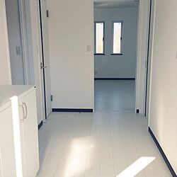 部屋全体/入居前の玄関/白い床のインテリア実例 - 2016-01-06 23:34:58