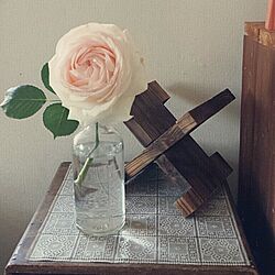 棚/薔薇/花のある暮らし/古道具/古いビンのインテリア実例 - 2014-05-23 20:25:43