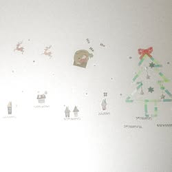 壁/天井/セリア/ハンドメイド/手作り/クリスマス...などのインテリア実例 - 2013-11-27 08:36:05