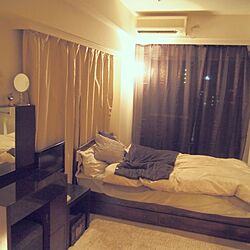 部屋全体/Muji/bed/IKEA照明/IKEA...などのインテリア実例 - 2013-02-17 23:00:32