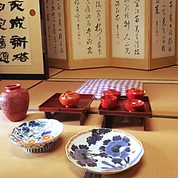 部屋全体/勝手に御膳普及委員会、会員を名乗る者/堆朱の花瓶/日本家屋/無垢の家...などのインテリア実例 - 2016-10-20 09:25:57