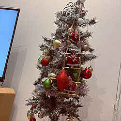 サンタさん/ニトリクリスマスツリー/クリスマスツリー/クリスマスツリー120cm/クリスマス...などのインテリア実例 - 2021-12-08 20:03:12