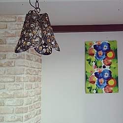 壁/天井/DIY/マリメッコ/照明のインテリア実例 - 2014-12-26 08:52:59