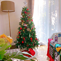 クリスマスツリー/リビングルーム/リビングのインテリア実例 - 2020-12-03 00:29:33