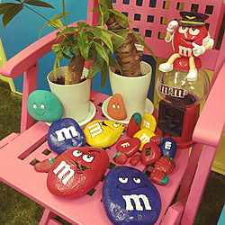 ストーンペインティング/m&m’s/部屋全体のインテリア実例 - 2020-05-09 20:24:24