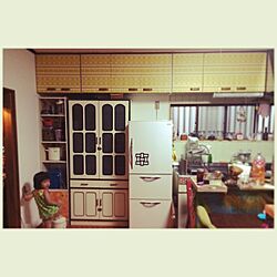 キッチン/吊り戸棚/walpa/DIY/昭和レトロ...などのインテリア実例 - 2014-08-28 07:23:32