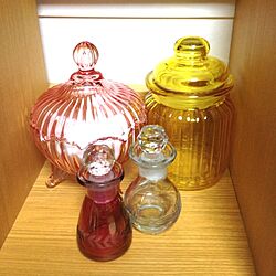 机/色付きガラス瓶のインテリア実例 - 2013-06-14 21:40:39