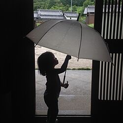 玄関/入り口/田舎/実家/玄関に干してた傘/娘1歳9ヶ月のインテリア実例 - 2014-08-09 16:04:57