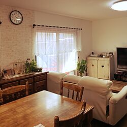 リビング/白く塗った家具/DIY/ハンドメイドのインテリア実例 - 2016-10-27 13:55:43