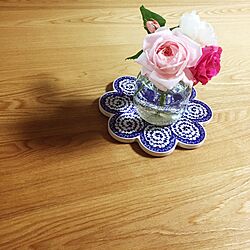 花のある生活/バラ/ダイニングテーブルのインテリア実例 - 2015-05-17 01:03:05