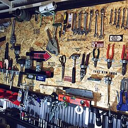ハンドメイド/DIY/tool wall/男前/看板...などのインテリア実例 - 2016-02-12 18:31:23