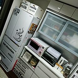 キッチン/ニトリウォールステッカーモニターのインテリア実例 - 2017-02-05 19:04:30