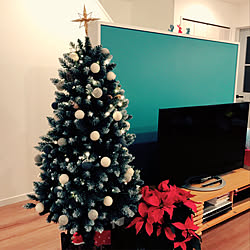 クリスマス/クリスマスツリー/ポインセチア/部屋全体のインテリア実例 - 2020-12-13 17:23:04