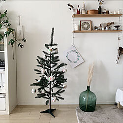 IKEA/クリスマスツリー/クリスマス/シンプルテイスト/シンプルな暮らし...などのインテリア実例 - 2020-12-01 17:34:26
