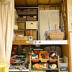 リビング/IKEA/かご/押し入れ/おもちゃ収納...などのインテリア実例 - 2013-12-01 21:54:43