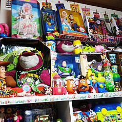 棚/雑貨/おもちゃ/ぬいぐるみ/ドール...などのインテリア実例 - 2016-02-06 00:37:36