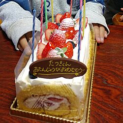 机/昨日誕生日/長男９才/母ケーキ食べれないw/おめでとう♡のインテリア実例 - 2017-01-18 05:30:40