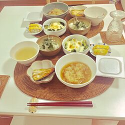 キッチン/和定食/食卓/ホワイトインテリアのインテリア実例 - 2017-03-10 22:32:30