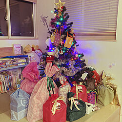 クリスマス/クリスマスツリー/プレゼント/リビングのインテリア実例 - 2022-12-24 21:03:46