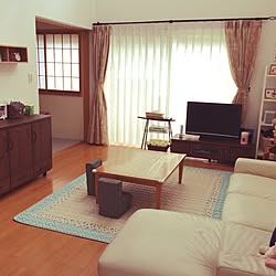 部屋全体/牛乳パック椅子/リビング全体/無印良品/壁に付けられる家具...などのインテリア実例 - 2015-07-18 12:03:16