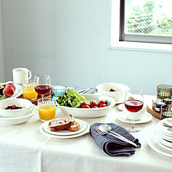 朝食の風景/朝食/テーブルセッティング/マグカップ/プレート...などのインテリア実例 - 2021-02-15 21:00:16
