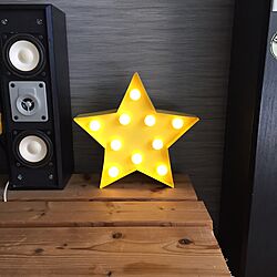 壁/天井/Star/marquee light/一人暮らしのインテリア実例 - 2015-08-27 15:18:45