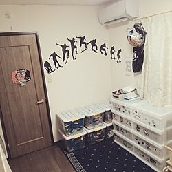 部屋全体/子供部屋/子供部屋男の子/スケボー大好き♡/スケボーkids...などのインテリア実例 - 2017-01-20 23:16:13