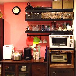 キッチン/JUNK/カラフルキッチン/オープン収納/IKEA 棚...などのインテリア実例 - 2013-09-14 23:52:45