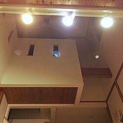 壁/天井/ハンモックチェア吊るしたい♡/吹き抜けリビングのインテリア実例 - 2016-10-21 19:34:40