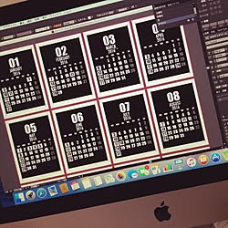 B4/制作中/カレンダー/自作カレンダー/自作...などのインテリア実例 - 2015-11-27 21:42:33
