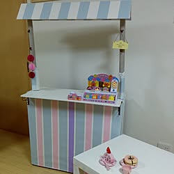 お店やさん/ダイソー/DIY/セリア/サンゲツ...などのインテリア実例 - 2016-07-12 23:04:30