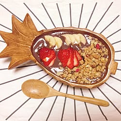 キッチン/ananas/アサイーボウル/食器/breakfast...などのインテリア実例 - 2015-04-11 00:12:59