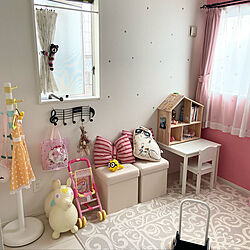 女の子の部屋/ピンクの壁/francfrancのある生活/IKEA/ニトリ...などのインテリア実例 - 2022-10-16 04:30:12
