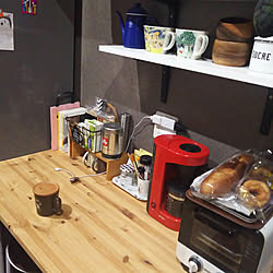 コーヒーメーカー/DIY/カフェ風/ダイソー/北欧...などのインテリア実例 - 2017-12-01 20:07:43