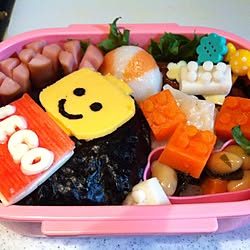 キッチン/お弁当♬/キャラ弁/インテリア無関係ごめんなさい/お弁当...などのインテリア実例 - 2014-02-28 23:02:45