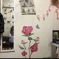 ガーランド♡/薔薇が好き/壁/天井のインテリア実例 - 2020-01-12 19:54:41