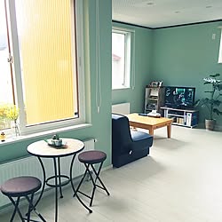 部屋全体/ニトリ/フェイクグリーン/観葉植物/カフェコーナーのインテリア実例 - 2017-05-27 10:19:42