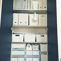 棚/IKEA/無印良品/クローゼット収納/ホワイトのインテリア実例 - 2017-02-02 14:50:52