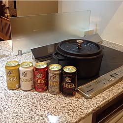 キッチン/今夜はストウブで何作ろꆤॄꆤ/昨日は赤いヤツ飲みました♪/限定エビス/ビール...などのインテリア実例 - 2015-12-03 10:40:34