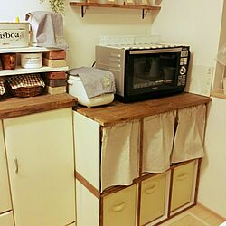 キッチン/カラーボックス/レンジ台DIYのインテリア実例 - 2014-10-05 20:23:30